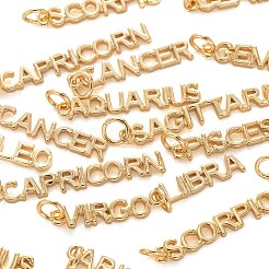 24шт 12 стильные золотые латунные подвески&nbsp;KK-LS0001-45