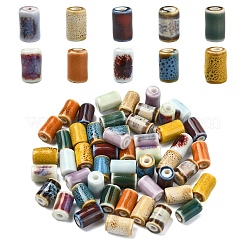 20шт фарфоровые бусины ручной работы&nbsp;PORC-YW0001-45A