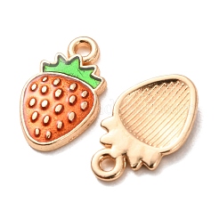Pendentifs en émail d'alliage plaqué or léger&nbsp;ENAM-R136-20B-1