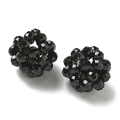 Perle intrecciate di spinello nero naturale&nbsp;GG-CBA2E9C-F26-01