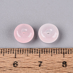 Perles de verre imitation jade peintes à la cuisson&nbsp;GL-N006-01B-07
