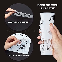24 pz 24 stili di plastica per animali domestici scava fuori modelli di stencil per pittura&nbsp;DIY-WH0409-27