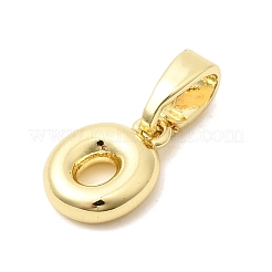 Ciondoli con lettere in ottone&nbsp;KK-G554-22G-O