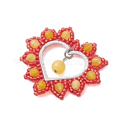 Perles de rocaille breloques en perles&nbsp;PALLOY-MZ00271