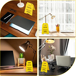 2шт. предупреждающий знак из смолы&nbsp;AJEW-CN0005-57