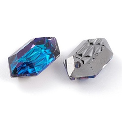 Geprägte Glas Strass Anhänger&nbsp;GLAA-J101-02B-001BB