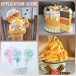 120 г 4-цветные бусины из полимерной глины ручной работы на тему Хэллоуина&nbsp;CLAY-SC0002-09