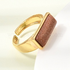Bracciale aperto in ottone con pietre sintetiche dorate&nbsp;GG-CBA0B5A-04G-02