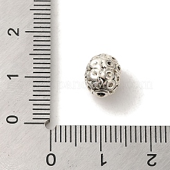 Сплавочные овальные бусины тибетского стиля &nbsp;TIBEB-L007-15AS