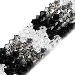 Прозрачный градиент цвета стеклянные бусины пряди&nbsp;GLAA-F131-01B-05