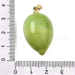 Colgantes artesanales de lampwork&nbsp;LA-CBA0C61-02G-01