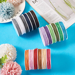 40.8 м двухцветных вощеных хлопковых шнуров&nbsp;YC-TA0001-07C