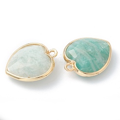 Природные подвески амазонит&nbsp;G-B009-03G-B