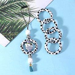 5шт кольцо пищевые экологически чистые силиконовые бусины&nbsp;JX893E