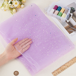 1 m Pailletten-Polyester-Organza-Stoffe&nbsp;DIY-CY0003-41A