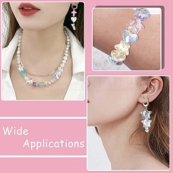 70шт 14 стиля прозрачные акриловые бусины&nbsp;MACR-CJ0002-08