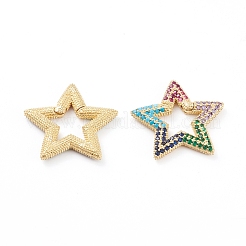 Латунные кольца из микро-паве циркония&nbsp;ZIRC-L093-53G