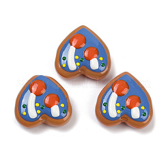 Fili di perline lampwork a forma di cuore fatte a mano&nbsp;LAMP-P069-04A-02