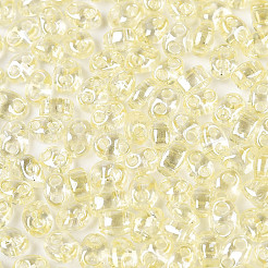Transparente Farben Glanz Glas Saatperlen&nbsp;SEED-N008-09F