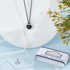 Collier de cendres d’urne en acier inoxydable&nbsp;NJEW-CN0001-03B