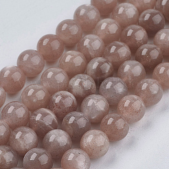 Natürliche sunstone Perlen Stränge&nbsp;LS-G-J157-8mm-07