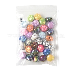 32шт акриловые бусины с УФ-покрытием&nbsp;PACR-FS0001-04