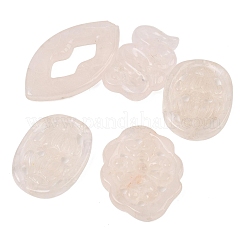 Perle intagliate di quarzo rosa naturale&nbsp;GG-CBA3D9B-01