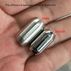 Fermoirs magnétiques en acier inoxydable 304 mat résistant au ternissement avec emembouts collées&nbsp;X-STAS-E089-06D