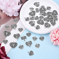 100шт 5 стиля подвески из сплава в тибетском стиле&nbsp;TIBE-YW0001-79