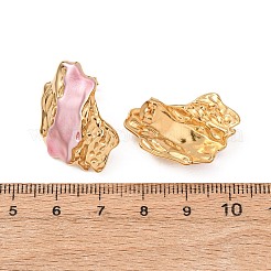 Pendientes de botón de acero inoxidable 304&nbsp;EJEW-T054-15G