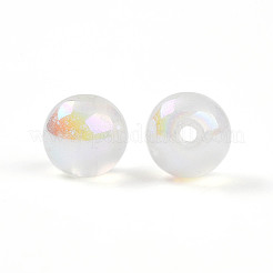 Гальванизированные стеклянные жемчужные бусины&nbsp;EGLA-T021-14C-10