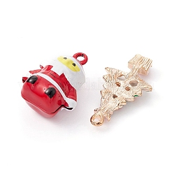Kit de búsqueda para hacer joyas con colgantes con tema navideño&nbsp;FIND-YW0007-38