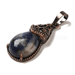 Природные подвески содалитом&nbsp;G-H065-01R-08