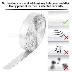 Мягкий плоский шнур из искусственной кожи&nbsp;LC-WH0006-03C-01