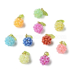 Pendenti fatti a mano con perline di vetro con filo di nylon&nbsp;PALLOY-CJ00108