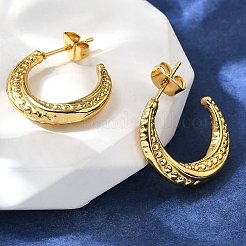Pendientes de botón de acero inoxidable 304&nbsp;EJEW-L296-058G