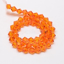 Chapelets de perles en verre transparente  &nbsp;EGLA-A039-T4mm-D11