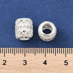 Латунные микро проложить Цирконий Европейский бисером&nbsp;LS-KK-P297-05S-01