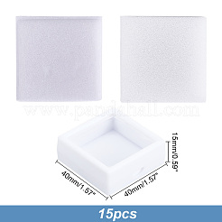 15 шт. прозрачные пластиковые коробки для бриллиантов&nbsp;OBOX-HY0001-02A