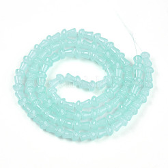 Выпечка окрашенные стеклянные бусины пряди&nbsp;DGLA-N007-01I