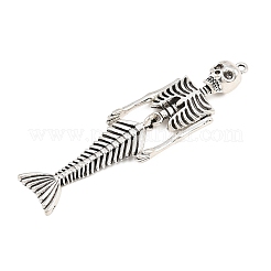 Grandi pendenti in lega di stile tibetano di halloween&nbsp;LS-AL-CBA1187-15AS