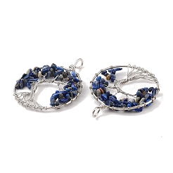 Большие подвески из лазурита натурального цвета&nbsp;G-G910-K31-P