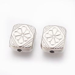 Perles de fleurs sculptées en plastique ccb&nbsp;CCB-J029-28P