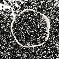 Стеклянные бусины цвета металлик&nbsp;SEED-Z001-C-D13