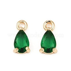 Латунные микро проложить кубического циркония подвески&nbsp;KK-K374-07G