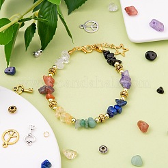 Kits para hacer pulseras de 7 chakra diy&nbsp;DIY-FS0002-27