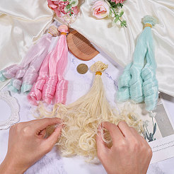 Peluca de muñeca de pelo largo&nbsp;DOLL-GL0001-04A