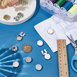 5 пара латунных запонок&nbsp;BUTT-FG0001-57P