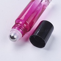 Botella de bola de rodillo vacía de aceite esencial de color degradado de vidrio de 10 ml&nbsp;X-MRMJ-WH0011-B05-10ml