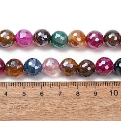 Galvani natürliche Achat Perlen Stränge&nbsp;G-B191-A07-10mm-11
